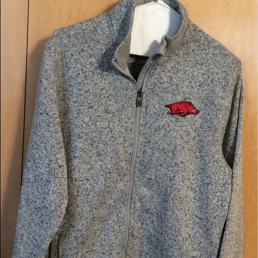 Arkansas razorback jacket with fleece lining